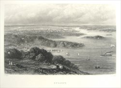 Topographical views Sydney